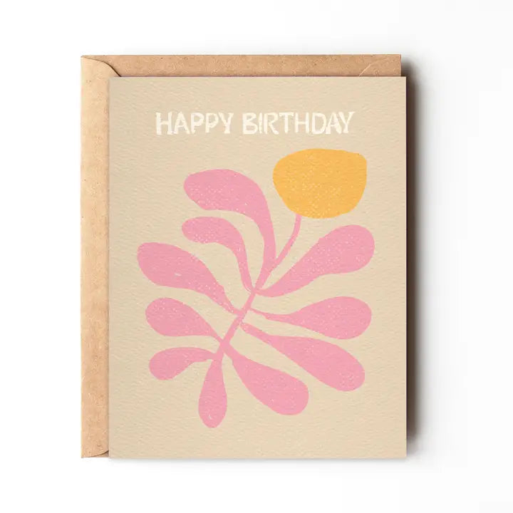 Happy Birthday Coral - coastal birthday card