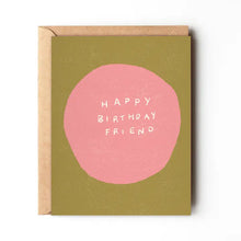 Load image into Gallery viewer, Happy Birthday Friend - Fall birthday card
