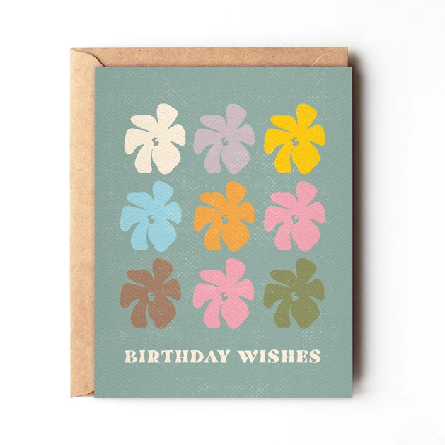 Birthday Wishes Flower - Spring Birthday Card