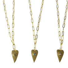 Load image into Gallery viewer, The Heart Eye Necklace: Turquoise
