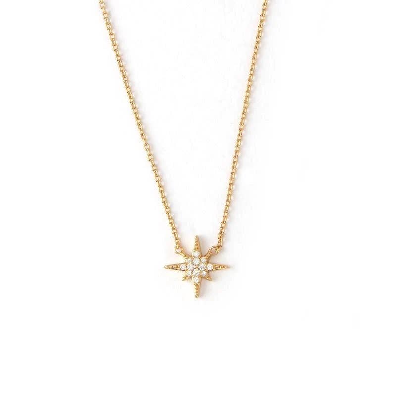 Pave Starburst Necklace