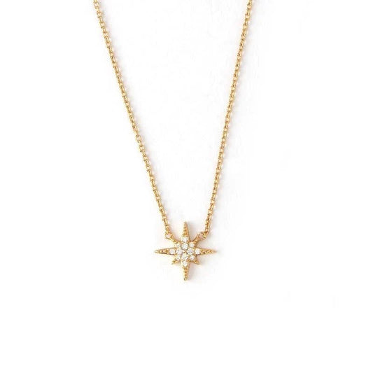 Pave Starburst Necklace