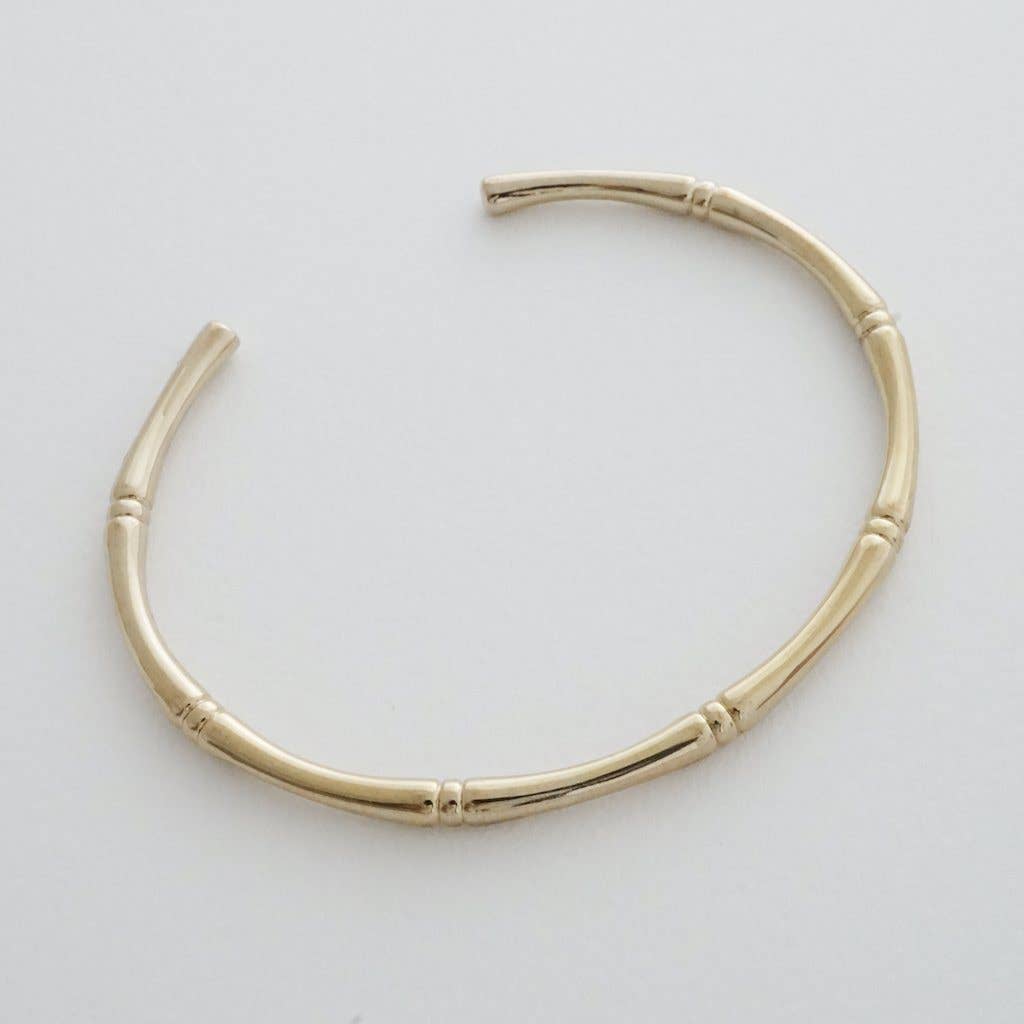 Bamboo Cuff: Rose Gold