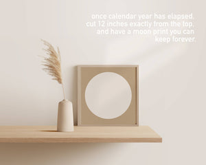 Minimalist Moon Calendar - 2024 - Neutrals