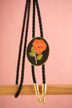 Load image into Gallery viewer, Rose Bolo Tie with Natelle Quek: Black
