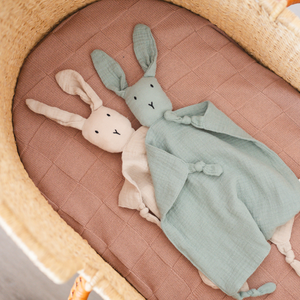 Bunny Lovey Blanket: Green