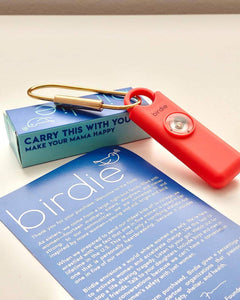 She's Birdie Personal Safety Alarm: Single / Metallic Silver