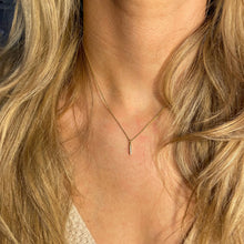 Load image into Gallery viewer, Crystal Bar Necklace- Waterproof
