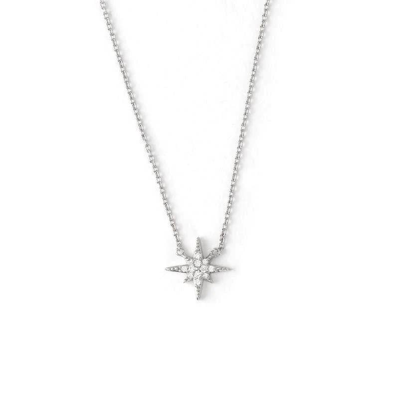 Pave Starburst Necklace