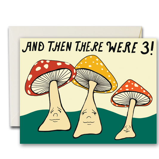 Mushroom Family Card