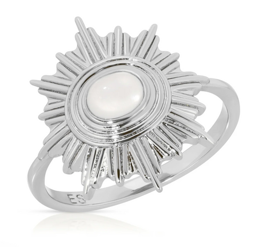 Supernova Ring - Mother of Pearl/Silver