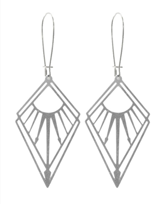 Deco Sun Diamonds Earrings