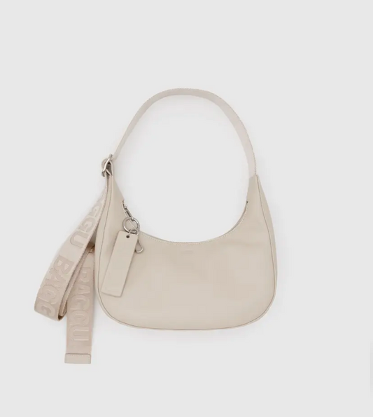 Baggu - Small Recycled Leather Crescent Bag