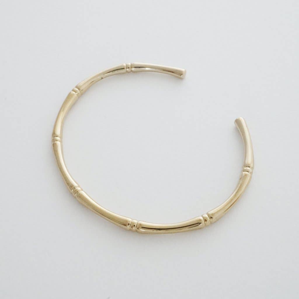 Bamboo Cuff: Rose Gold