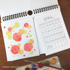 Draw-Your-Own Monthly Hanging Calendar