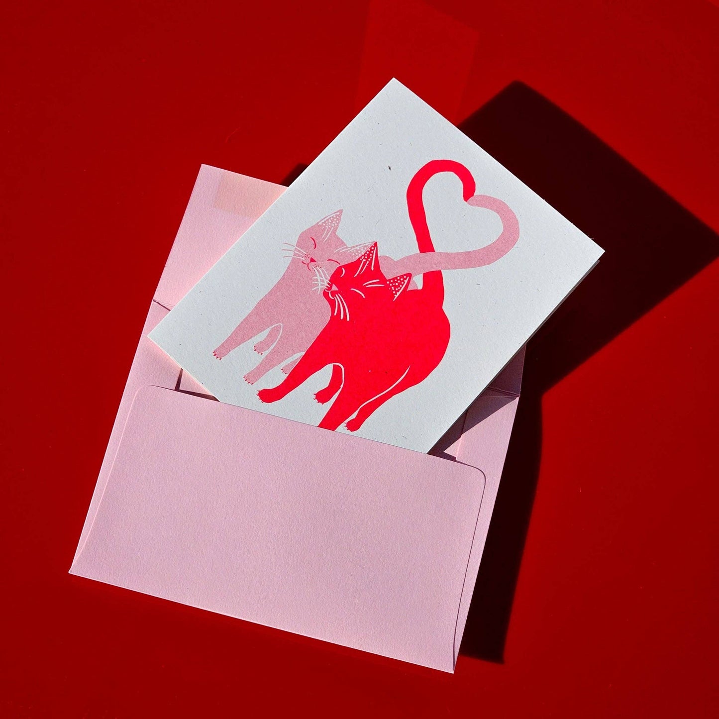 Love Cats Special Edition - Risograph Card