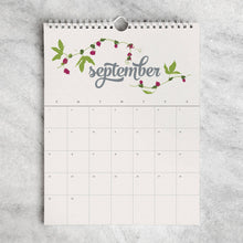 Load image into Gallery viewer, 2024 Wall Calendar- Wildflowers
