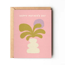 Load image into Gallery viewer, Happy Mother&#39;s Day - Abstract plant Mom&#39;s Day card
