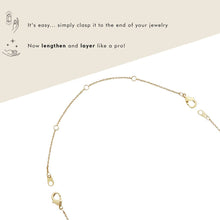 Load image into Gallery viewer, Adjustable Necklace Extender (1.5&quot;-5&quot;): Gold
