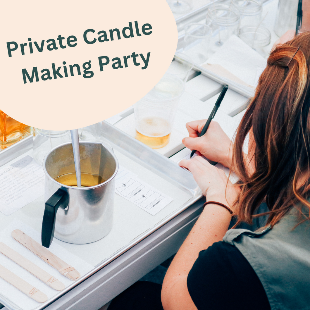 Private 1 on 1 - Online Candle Making Class