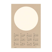 Load image into Gallery viewer, Minimalist Moon Calendar - 2024 - Neutrals
