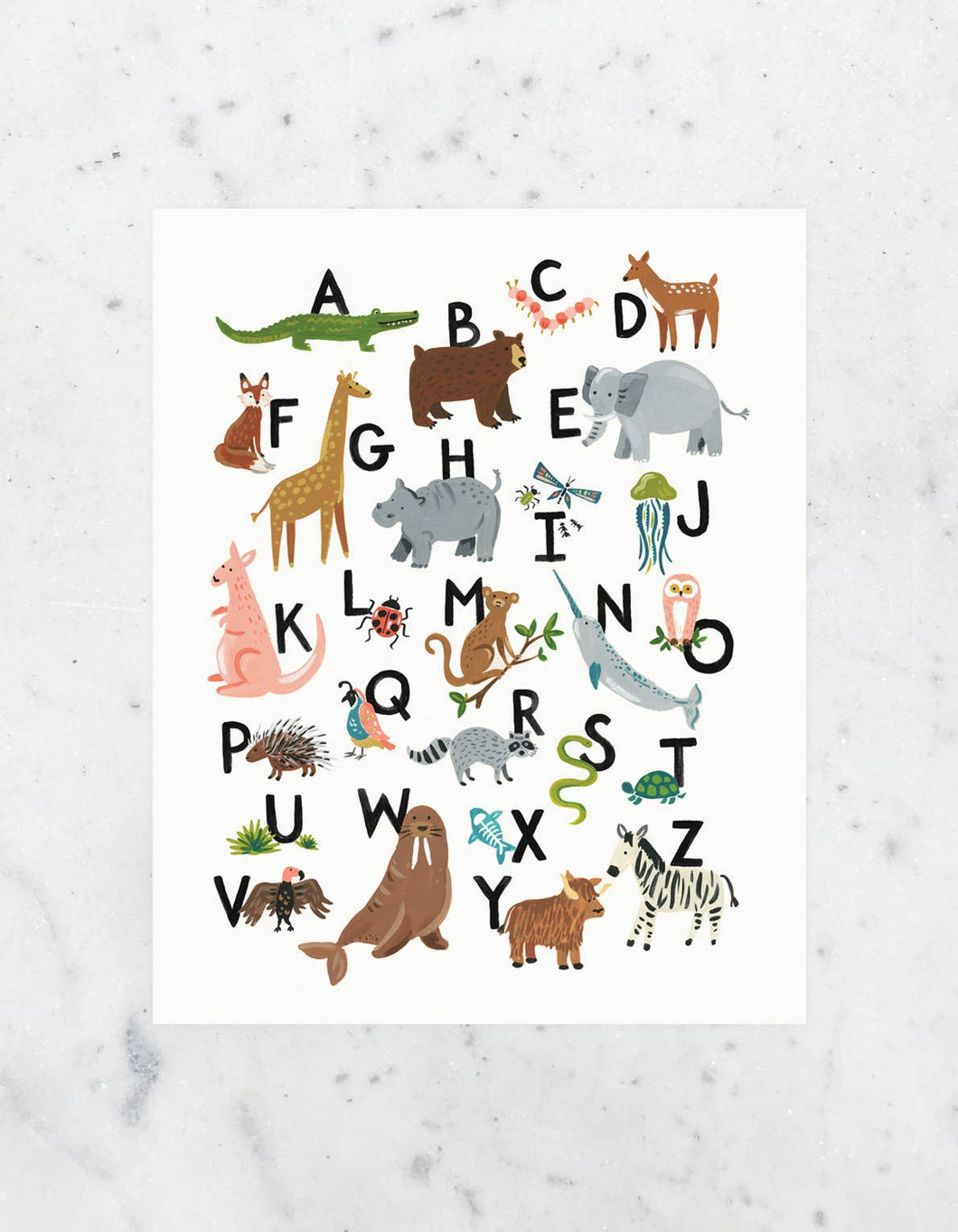 ABC Animals Print
