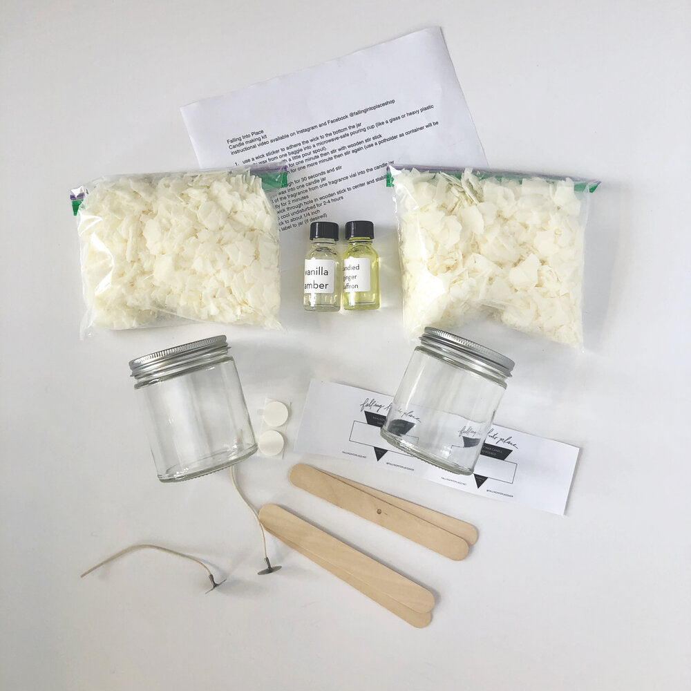 DIY Gifts 49pc Soy Candle Making Kit with Lavender, Lemongrass