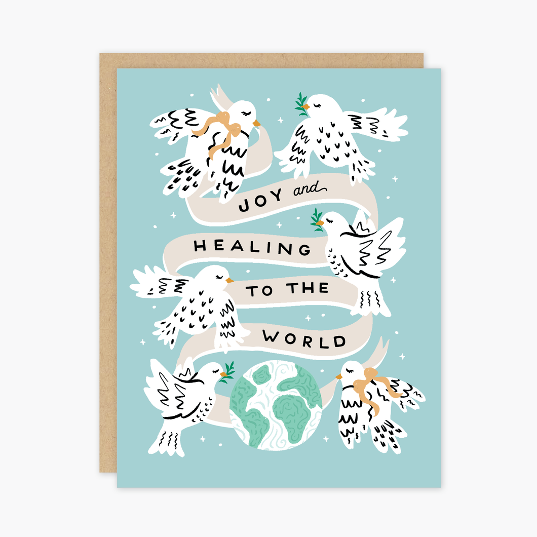 Joy and Healing Christmas Holiday Card