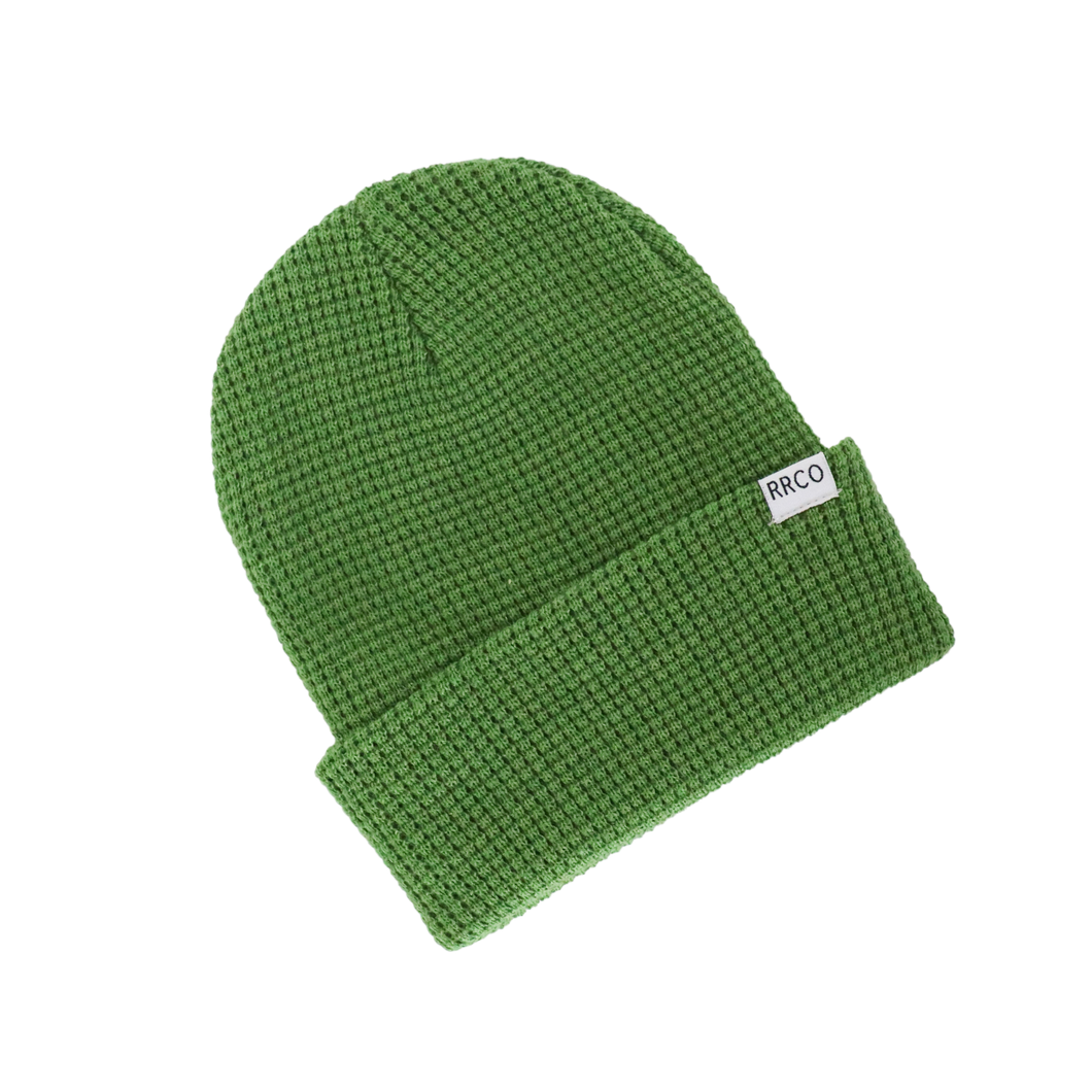 Waffle Beanie - Forest: Youth/Adult