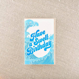 Swell Birthday Greeting Card