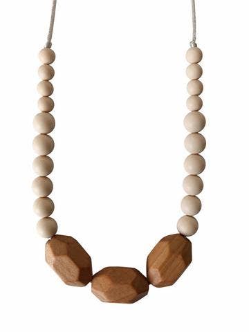 The Austin - Cream Teething Necklace