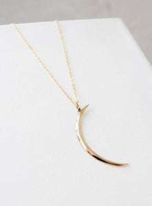 CRESCENT NECKLACE: Silver