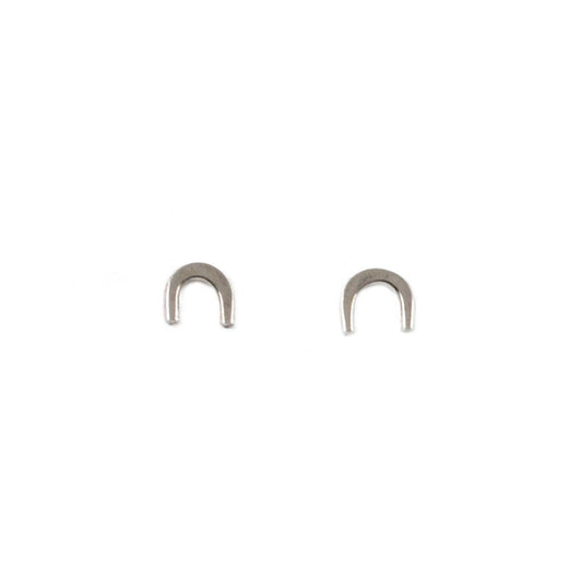 Arch Stud Earrings in Sterling Silver