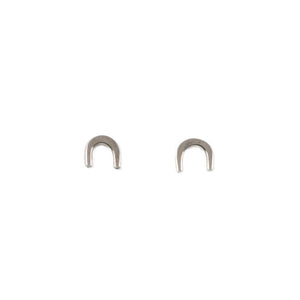 Arch Stud Earrings in Sterling Silver