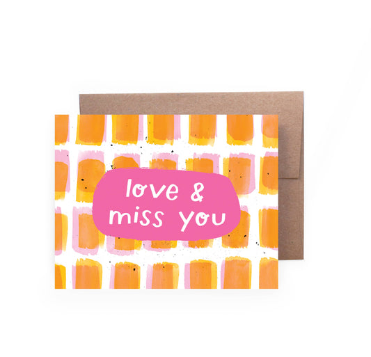 Love & Miss You Card