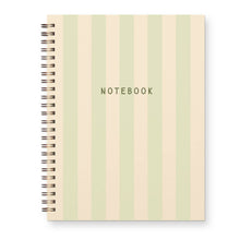 Load image into Gallery viewer, Striped Signature Journal: Lined Notebook: Seaglass

