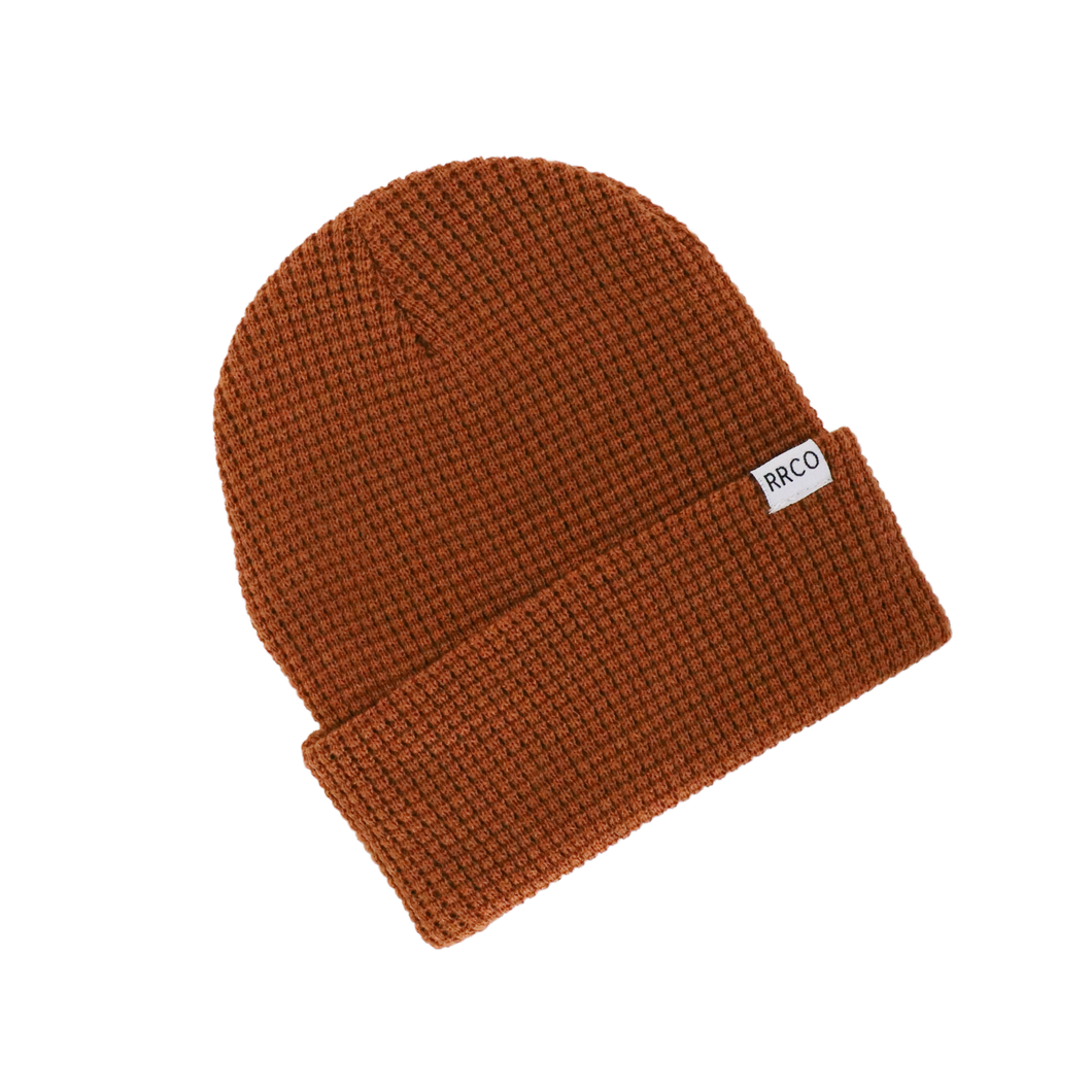 Waffle Beanie - Cocoa: Youth/Adult