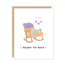 Load image into Gallery viewer, Ready to Rock Baby Card

