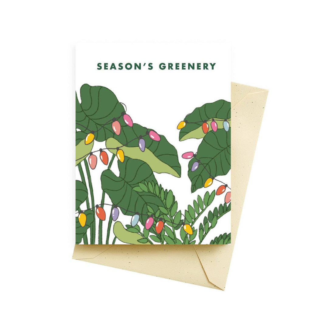 Seasons Greenery Holiday Cards