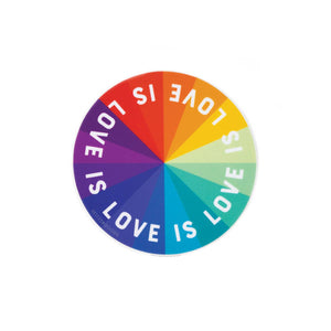 Love Color Wheel Sticker