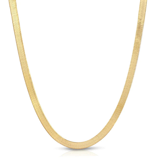 Gold Herringbone Chain
