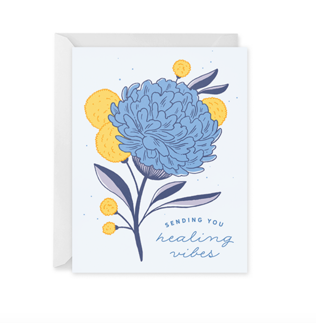 Healing Vibes Hydrangea Card
