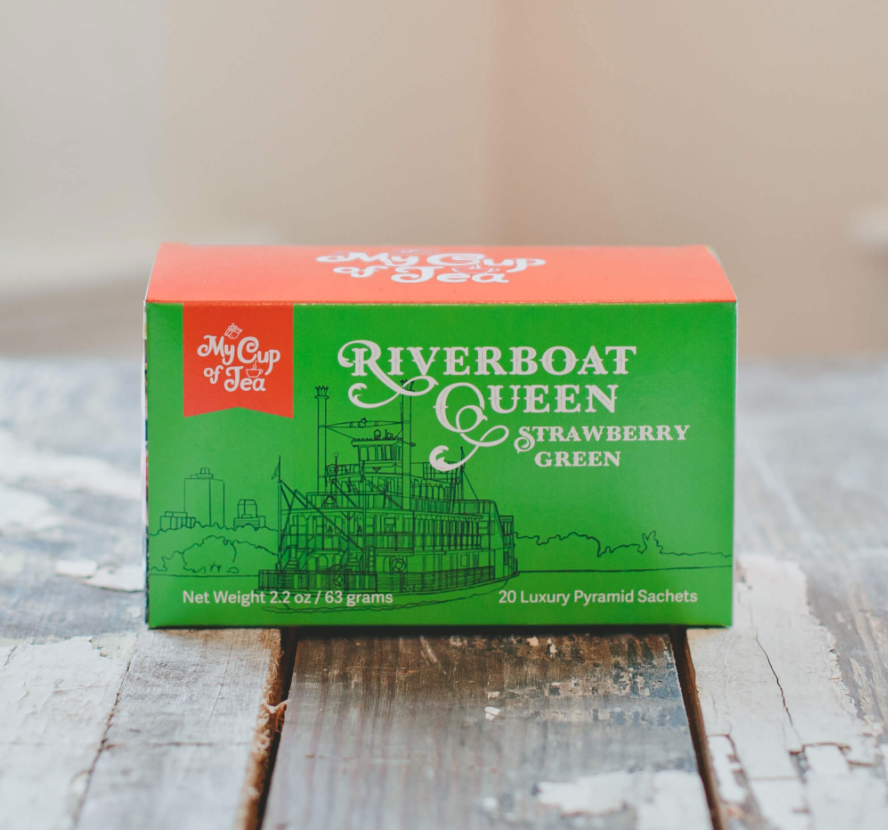 Riverboat Queen Strawberry Green- 20 Tea Bags