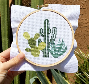 Desert Cacti- cross stitch kit