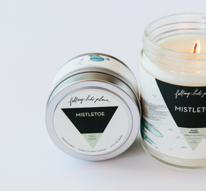 Mistletoe travel candle