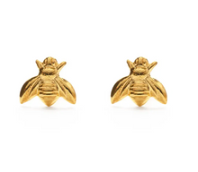 Load image into Gallery viewer, Gold Honey Bee Studs
