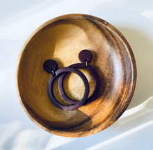 Load image into Gallery viewer, leather hoops studs
