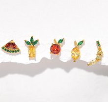Load image into Gallery viewer, Tropical Fruit Basket Stud Set
