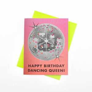 Disco Ball "Happy Birthday Dancing Queen!"