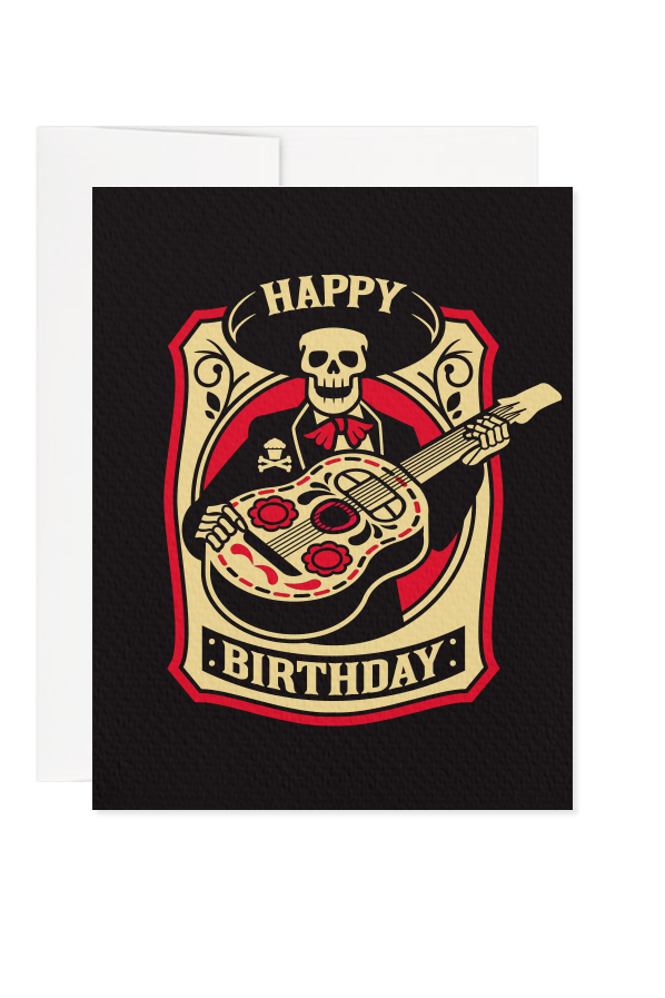 Mariachi Birthday Greeting Card